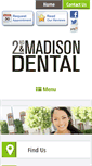 Mobile Screenshot of 2ndandmadisondental.com